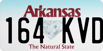 AR license plate 164KVD