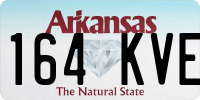 AR license plate 164KVE