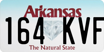 AR license plate 164KVF