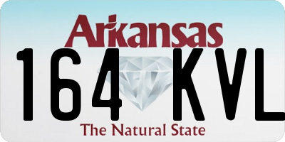 AR license plate 164KVL