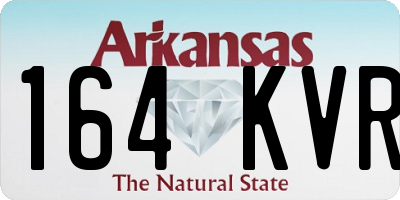 AR license plate 164KVR
