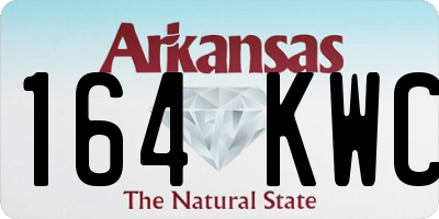 AR license plate 164KWC
