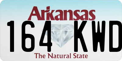 AR license plate 164KWD