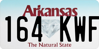 AR license plate 164KWF