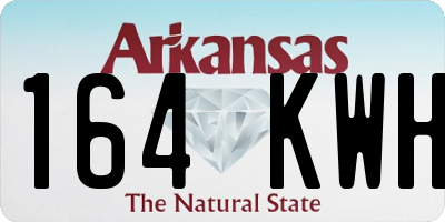 AR license plate 164KWH