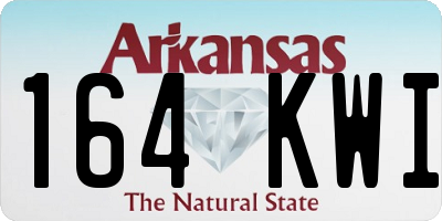 AR license plate 164KWI