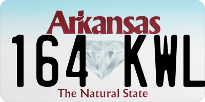 AR license plate 164KWL