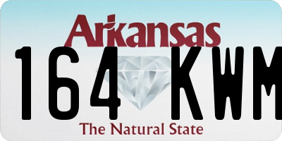 AR license plate 164KWM