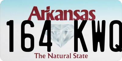 AR license plate 164KWQ