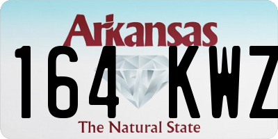 AR license plate 164KWZ