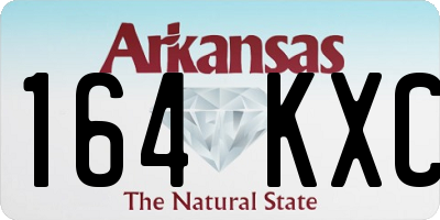 AR license plate 164KXC