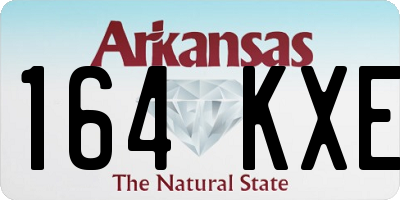AR license plate 164KXE