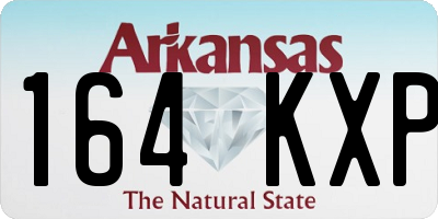 AR license plate 164KXP