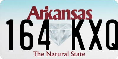 AR license plate 164KXQ
