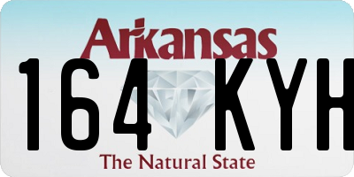 AR license plate 164KYH