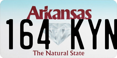 AR license plate 164KYN