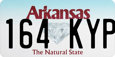AR license plate 164KYP