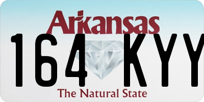 AR license plate 164KYY