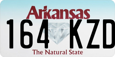 AR license plate 164KZD