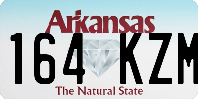 AR license plate 164KZM