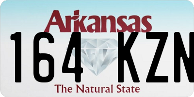 AR license plate 164KZN