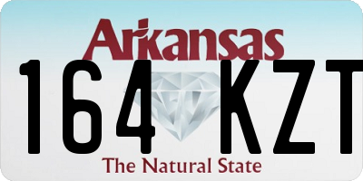AR license plate 164KZT
