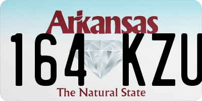 AR license plate 164KZU