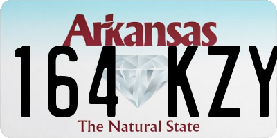 AR license plate 164KZY