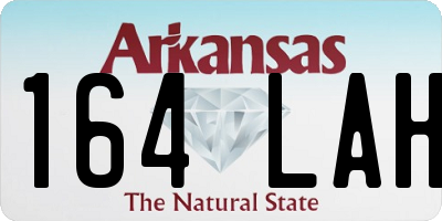 AR license plate 164LAH