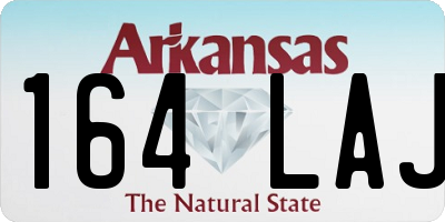 AR license plate 164LAJ