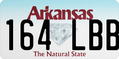 AR license plate 164LBB