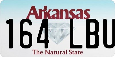 AR license plate 164LBU