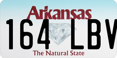 AR license plate 164LBV