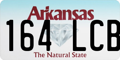 AR license plate 164LCB