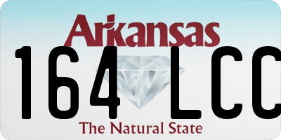 AR license plate 164LCC