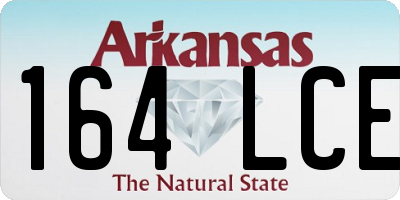 AR license plate 164LCE