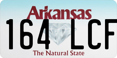 AR license plate 164LCF