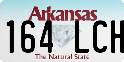 AR license plate 164LCH
