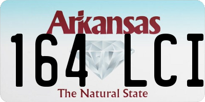 AR license plate 164LCI