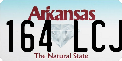 AR license plate 164LCJ