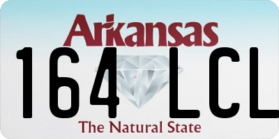 AR license plate 164LCL