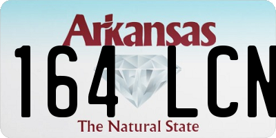 AR license plate 164LCN