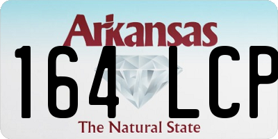 AR license plate 164LCP