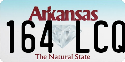 AR license plate 164LCQ