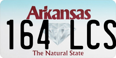 AR license plate 164LCS