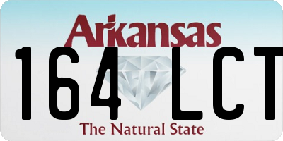 AR license plate 164LCT