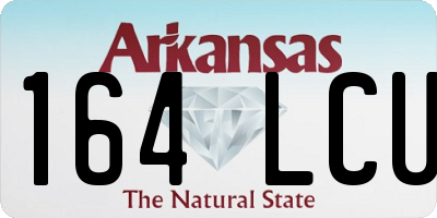 AR license plate 164LCU