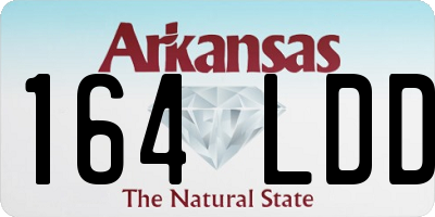 AR license plate 164LDD