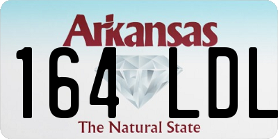 AR license plate 164LDL