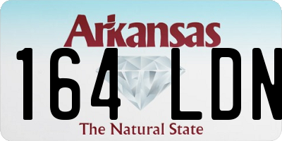 AR license plate 164LDN